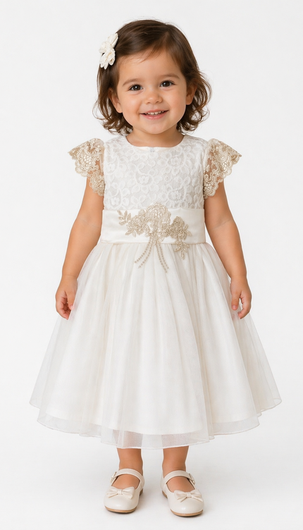 Vestido Baby Gabriele (56 cm contorno)