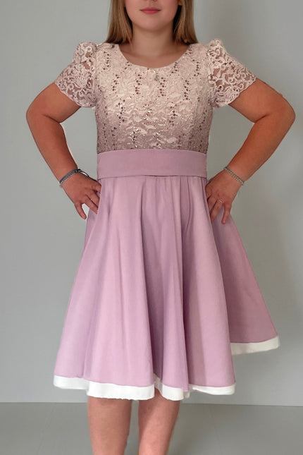 Vestido Sara Kay lila +++