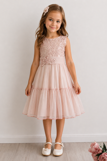 Vestido Petite Milena Rosa (59 cm contorno)