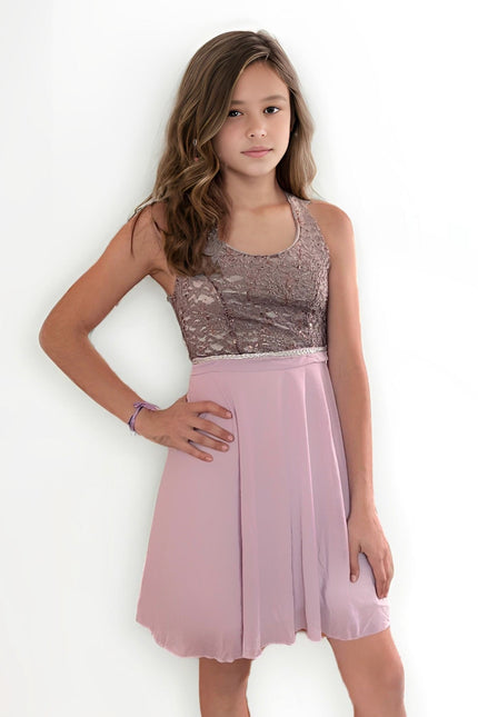 Vestido Fiesta Juvenil Violeta