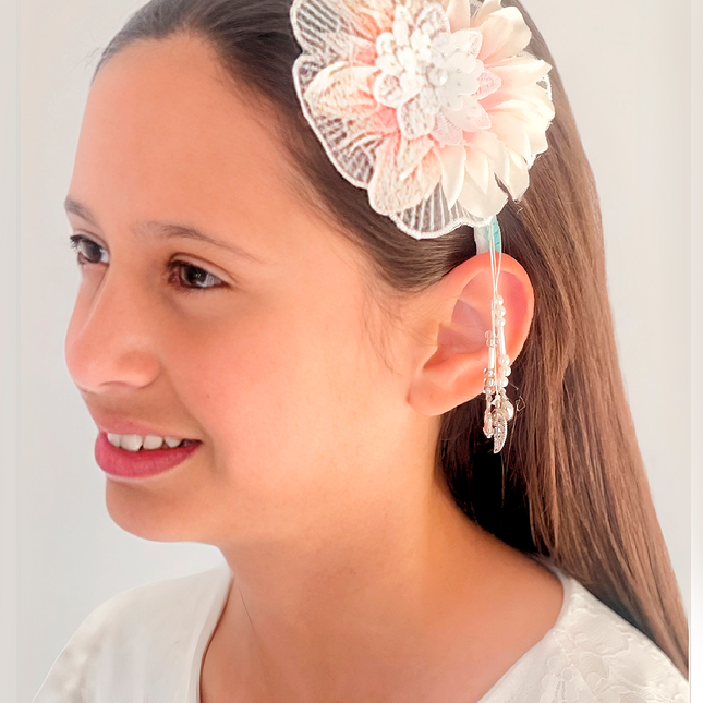 Cintillo de Flores y charms para Niña (Calipso florcita II)