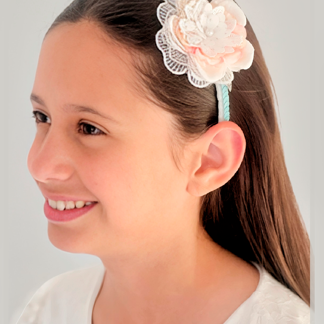 Cintillo de Flores y charms para Niña (calipso flor)