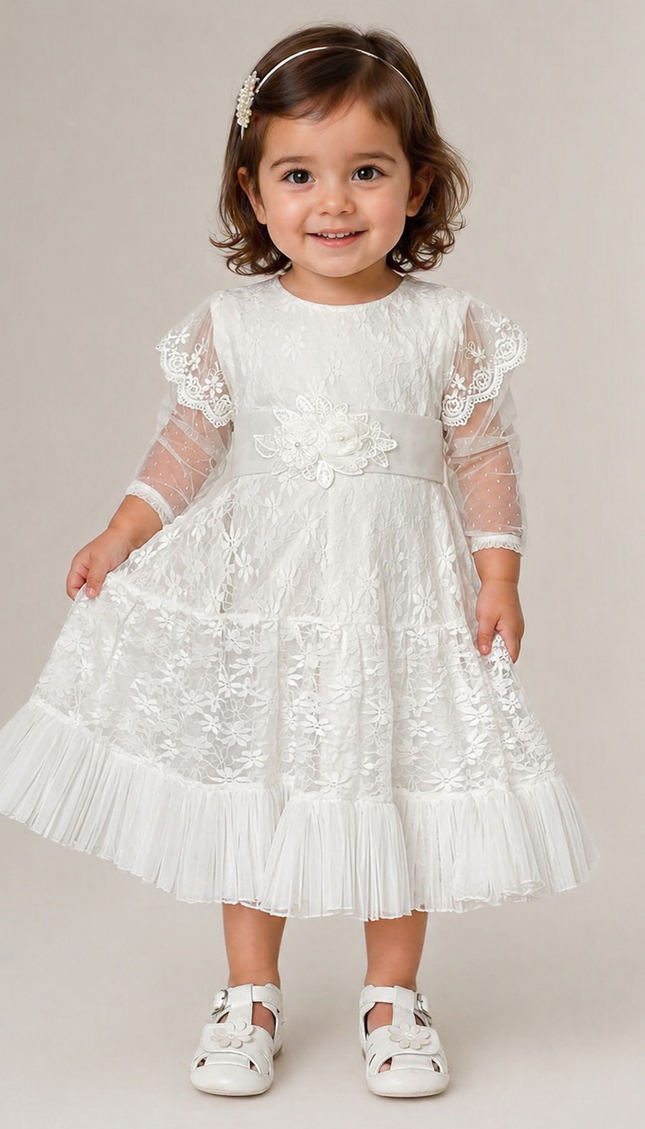 Vestido Baby Philippa (56 cm contorno)