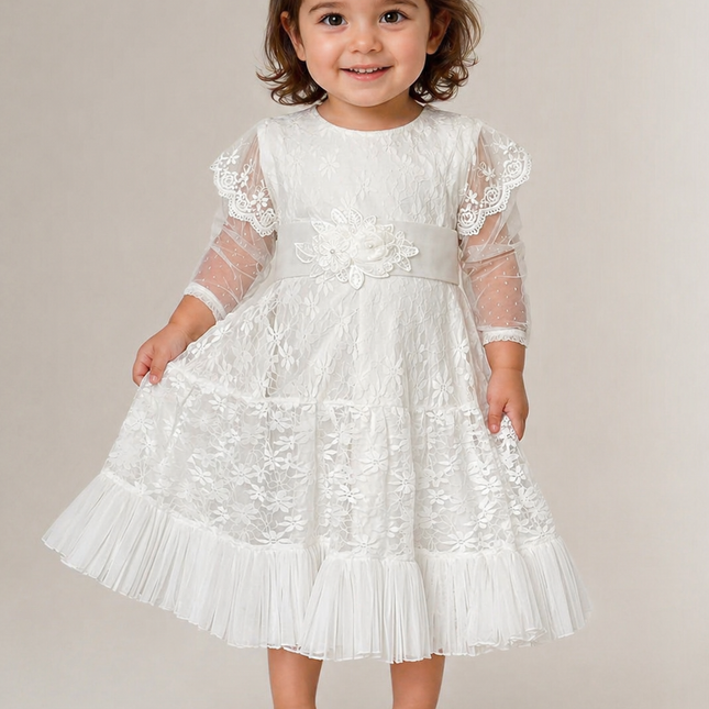 Vestido Baby Philippa (56 cm contorno)