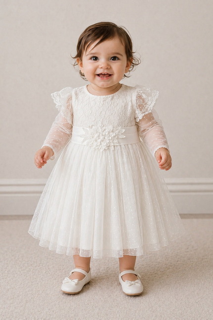 Vestido Baby Alberta (52 cm contorno)