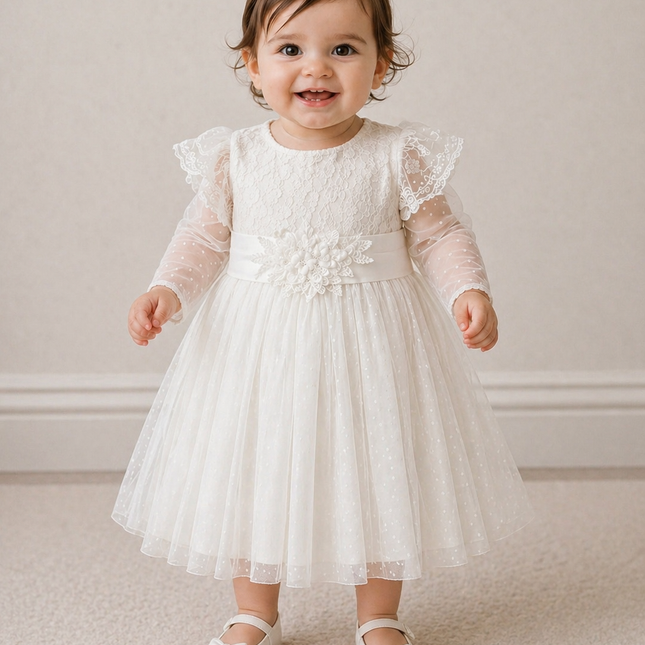Vestido Baby Alberta (52 cm contorno)