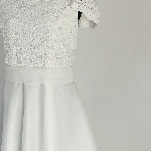 Vestido Junior Plus Sara Kay crudo
