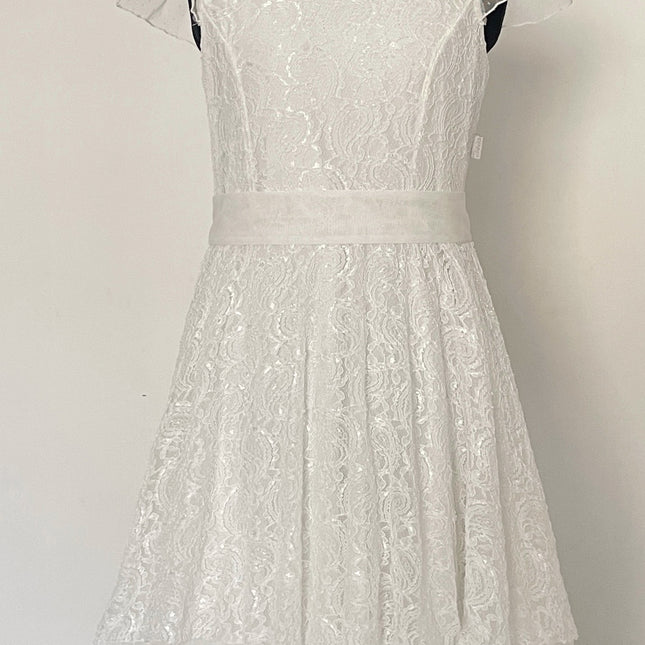 Vestido Junior Plus Sara Kay Blanco
