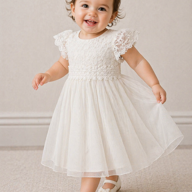 Vestido Baby Pascuala sin manga (52 cm contorno)
