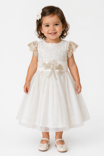 Vestido Baby Gabriele (56 cm contorno)