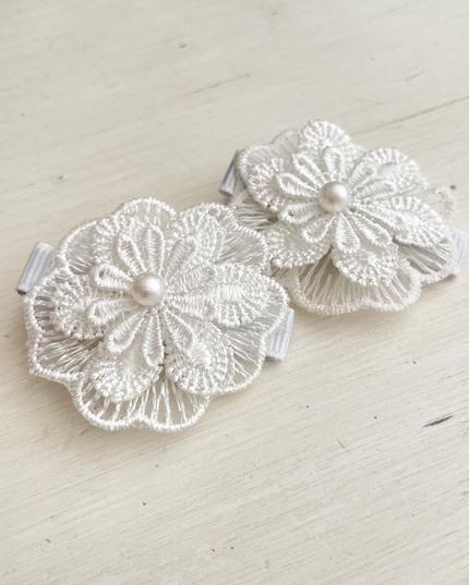 Pinche de niña Flor- Set x 2uds