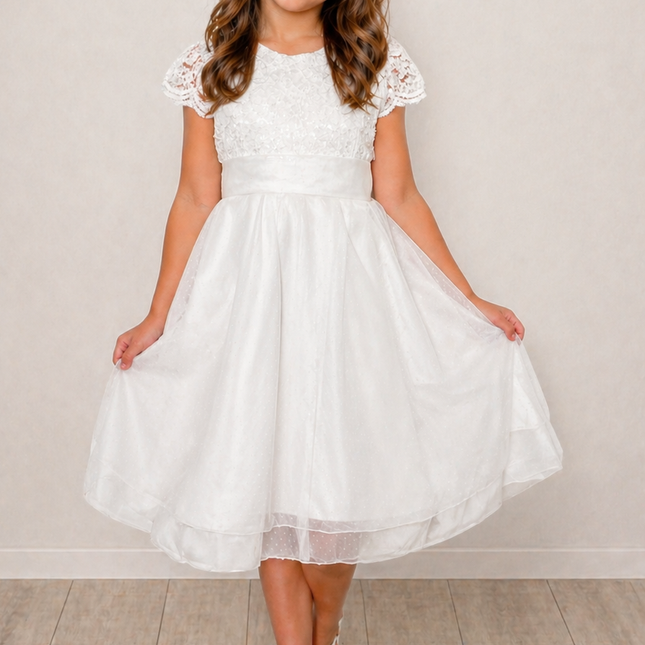 Vestido Grace Sara Kay Blanco (70 cm contorno)