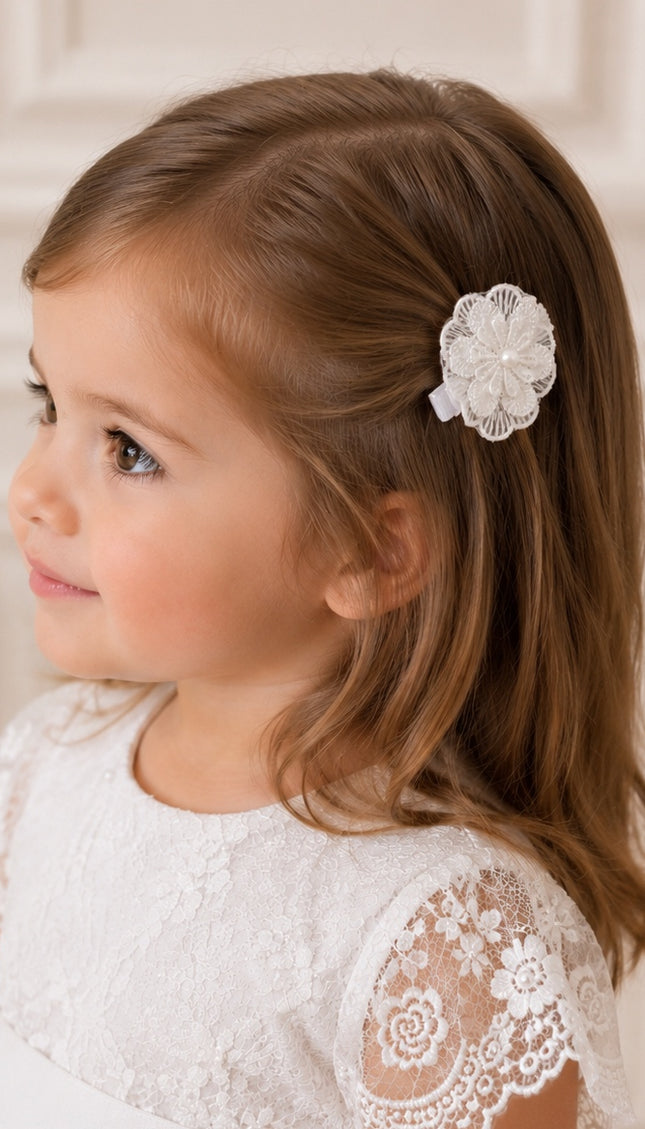 Pinche de niña Flor- Set x 2uds