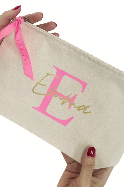 Estuche con letra y nombre Personalizado
