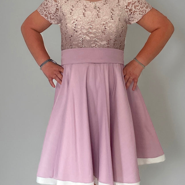 Vestido Sara Kay lila +++