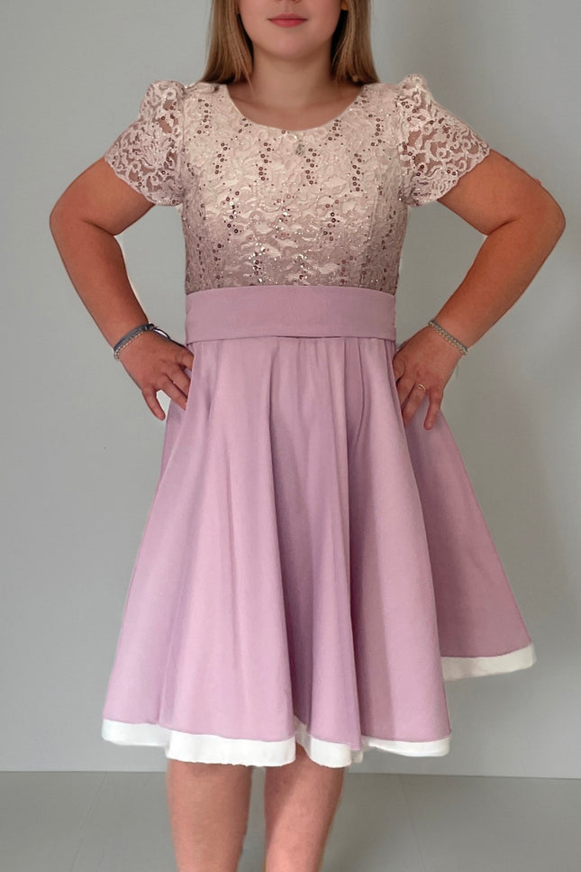 Vestido Sara Kay lila +++