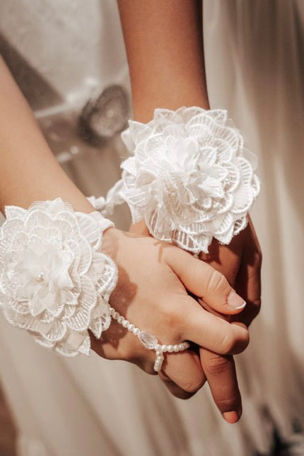 Pulsera de Flor y perlas Hippie Chic