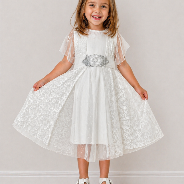 Vestido Petite Gala Blanco (59 cm contorno)
