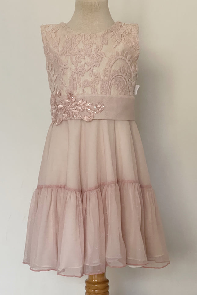Vestido Niña Milena Rosa Baby