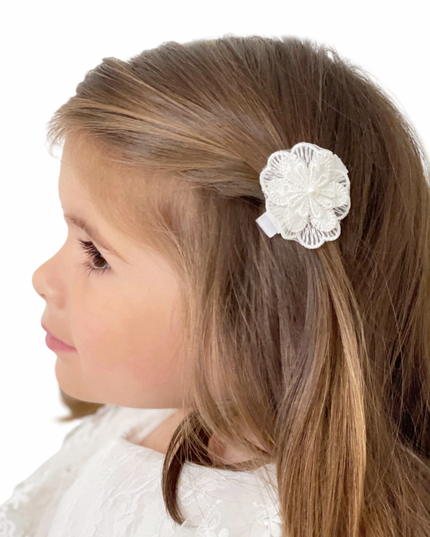 Pinche de niña Flor- Set x 2uds