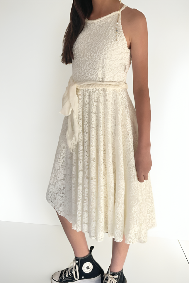 Vestido Niña Ana crudo