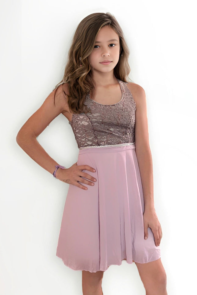 Vestido Fiesta Juvenil  Violeta