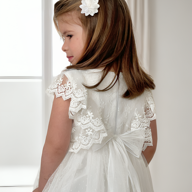 Vestido Niña Paloma Blanco Baby